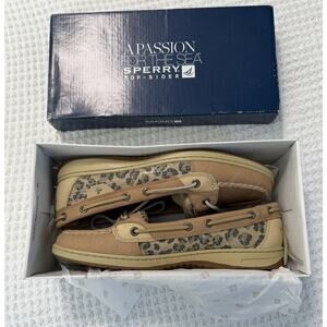 Sperry Top Sider Angelfish Loafers Women’s Size 10 M Boat Shoes Tan Sand NIB